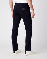 WRANGLER GREENSBORO MĘSKIE SPODNIE JEANSOWE BLACK BACK W15QQC77D 112127042